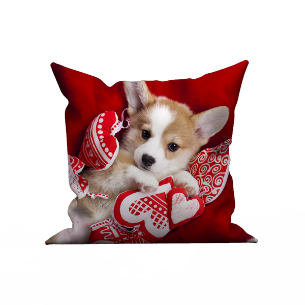 カスタム 写真  枕カバー - lovely pet dog